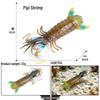 Ocean Crab Simulation Toy Set: Includes Hermit, Swimming, and Three-Spot Plastic Models