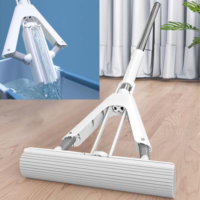 Sponge Mop Squeeze Self-draining Wood Floor Tiles Spin Household Cleaning Tools To Clean Walls and Ceilings Floor