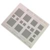 Amaohui Xiu Multi-functional Solder Paste Stencil with 45° Offset Holes (0.3/0.35/0.4/0.5 Mesh)