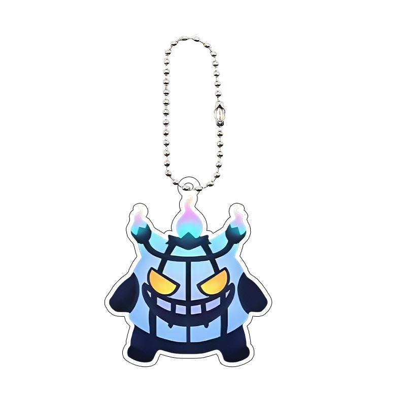 Anime Cartoon Gengar Halloween Day Acrylic Keychain Kawaii Pocket Figure All Saints' Day Creative Pendant Decoration Gifts Toys