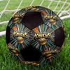 NY Knicks Indoor Soccer Ball Colorful All Ages Size 5 Machine Stitched PVC Competition Ready Durable High-Bounce