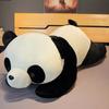 Cute Black and White National Treasure Giant Panda Doll Plush Toy Lying Down Panda Throw Pillow Doll Rag Doll Birthday Gift