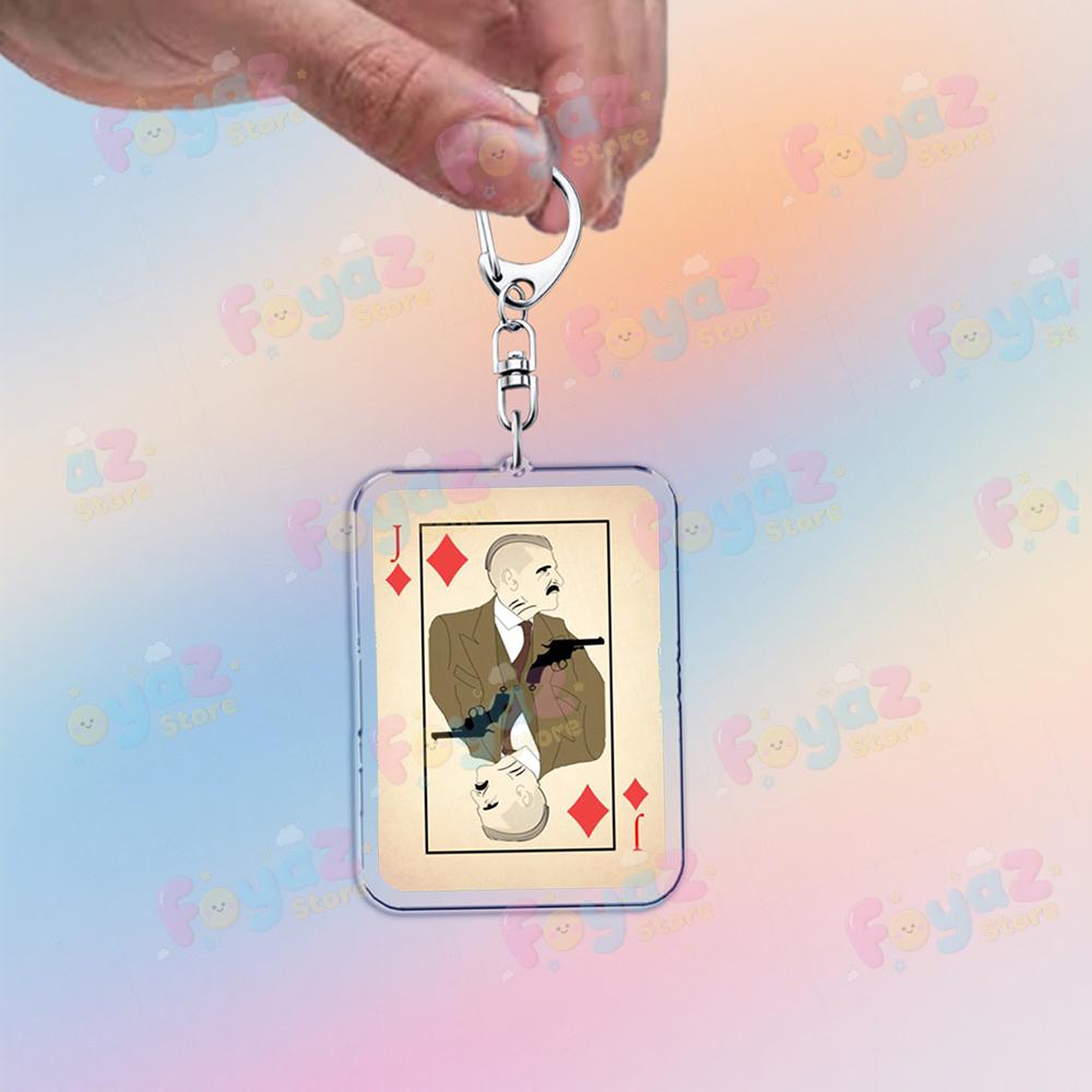 

Popular Tv Show Keychains for Accessories Bag Charm Cool Gangster Keyrings Jewelry Friends Birthday Gifts