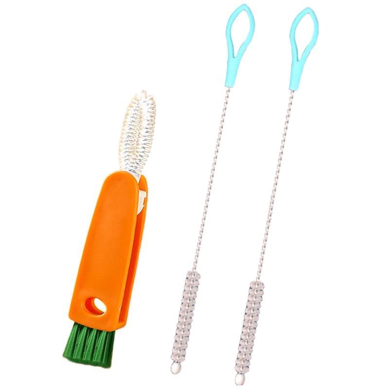 Multi-purpose Bottle & Cup Cleaning Brush Set