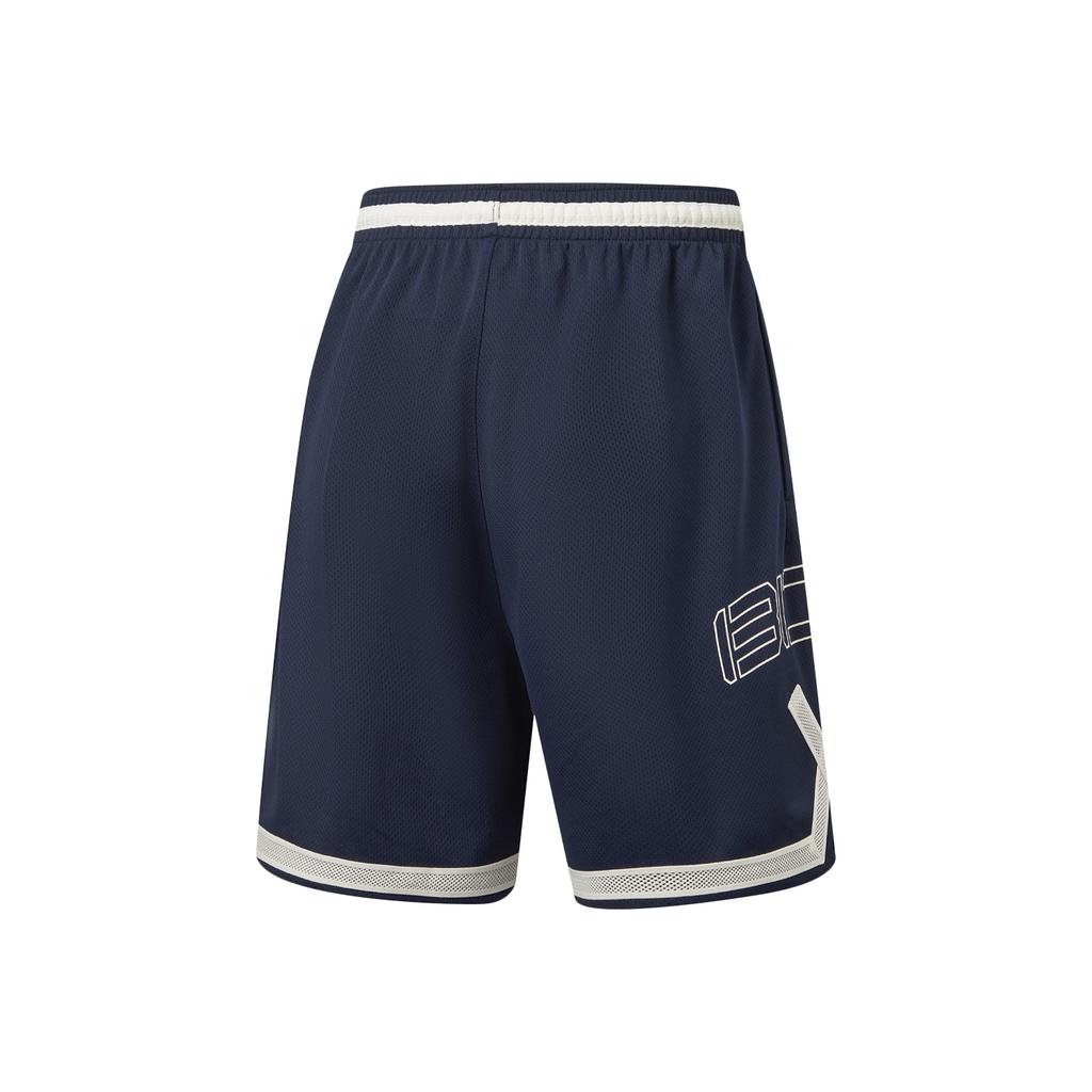 Li-Ning Basketball Series Color Block Breathable Lace-Up Basketball Shorts Men Shorts AAPW047-6