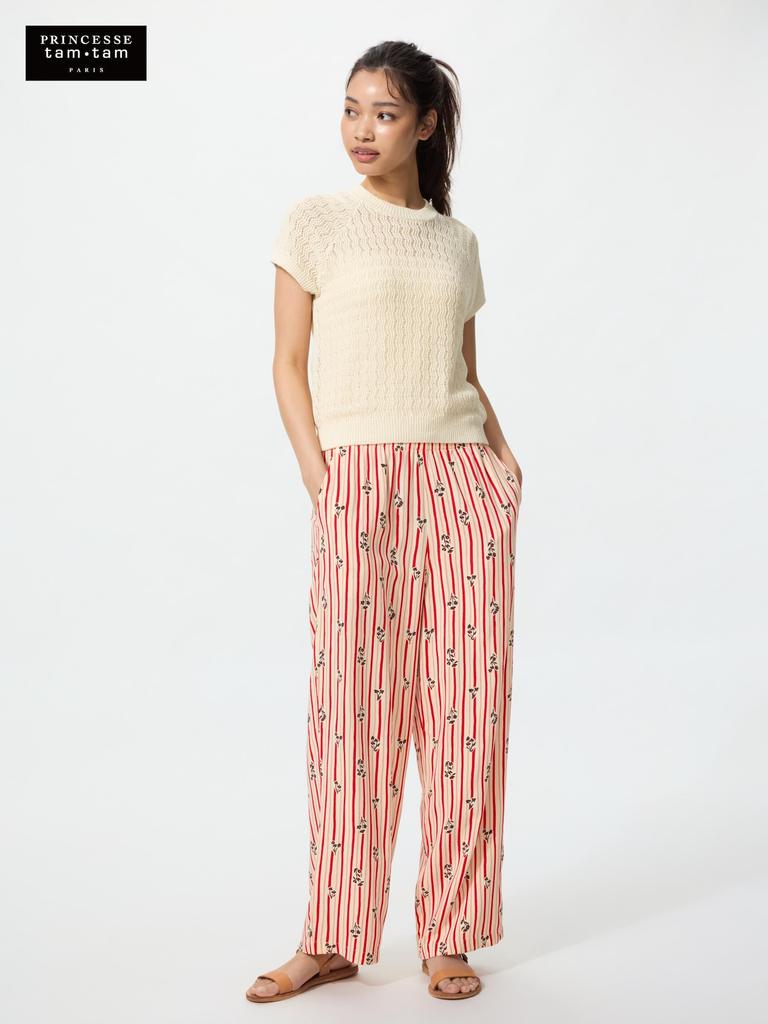 Uniqlo Japan Rayon Print Long Pants
