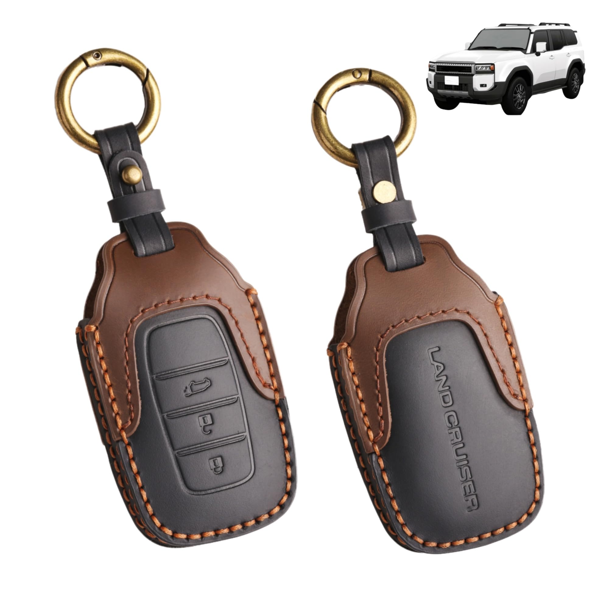 

Custom Parts Accessory for the New Land Cruiser 250 Dedicated Smart Key Key Key Genuine 3 Scratch Resistant with [TatkDIY] Series, Case, Cover,