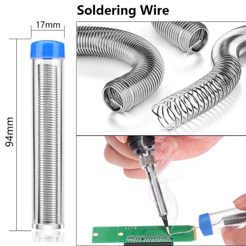 60W Soldering Iron Kit Adjustable Temp Welding Tool Digital Multimeter 5pcs Soldering Iron Tips EU/UK/US Standard