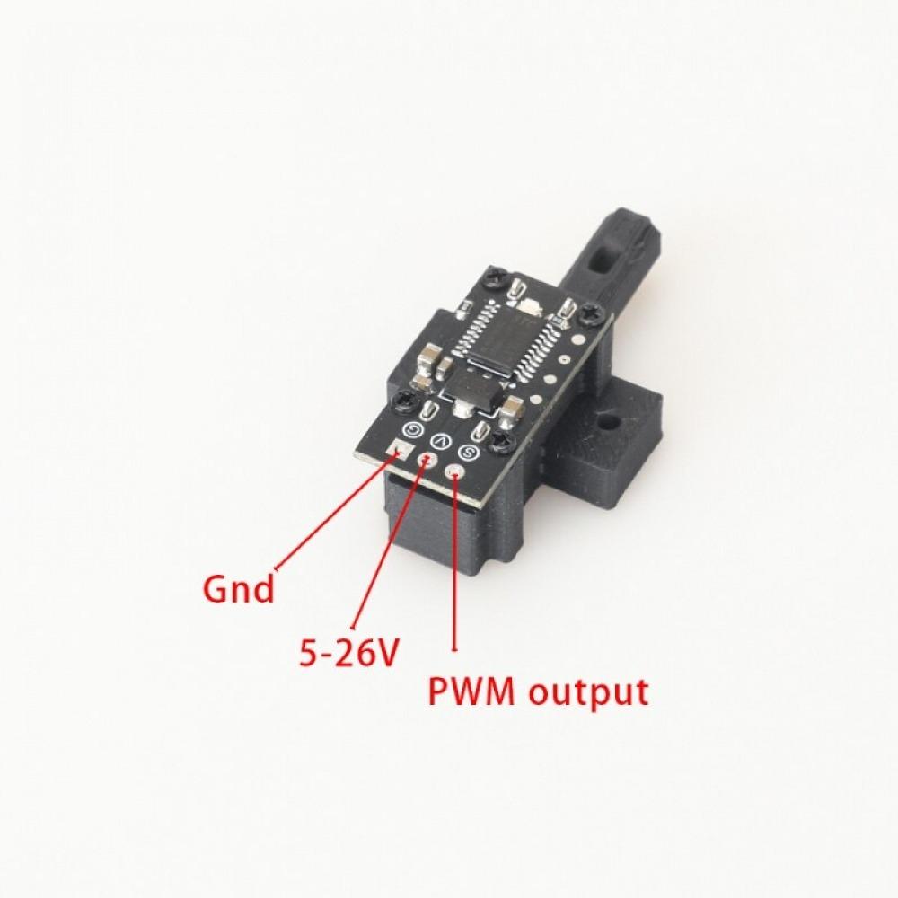 Press-Type Brushless Electronic Speed Controller Tester Fan Speed Controller 900 - 2100us Duty Cycle Servo PWM Signal Generator