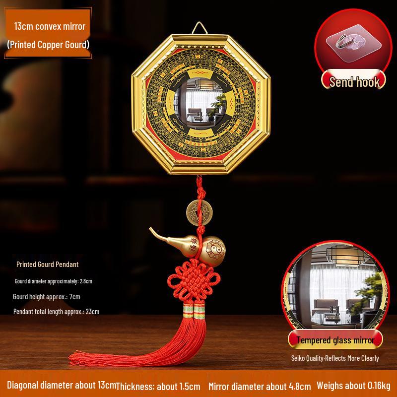 Wypukłe lustro Bagua Tai Chi do dekoracji domu i sklepu