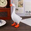 Magnetic Goose Key Holder - Resin Desk Decor For Office Home, Cute Duck Figurine With Tool Rack
