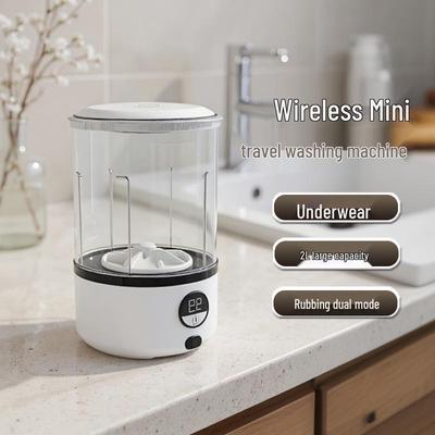 Tragbare Mini-Waschmaschine für Unterwäsche und Socken, Kabellos und Kompakt für Wohnheim oder Zuhause