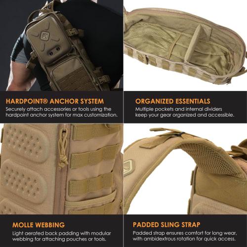 Hazard 4 Military Items V17 Plan-B Sling Pack Coyote Normal
