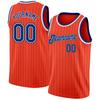 Canottiere Personalizzate con Nome e Numeri Uomo Strisce Colorate Maglie da Basket Estive Sportive Girocollo
