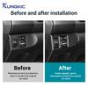 For Toyota Yaris 2006 2007 2008 2009 2010 2011 Real Soft Carbon Fiber Sticker LHD Car Headlight Rearview Mirror Button Trim.