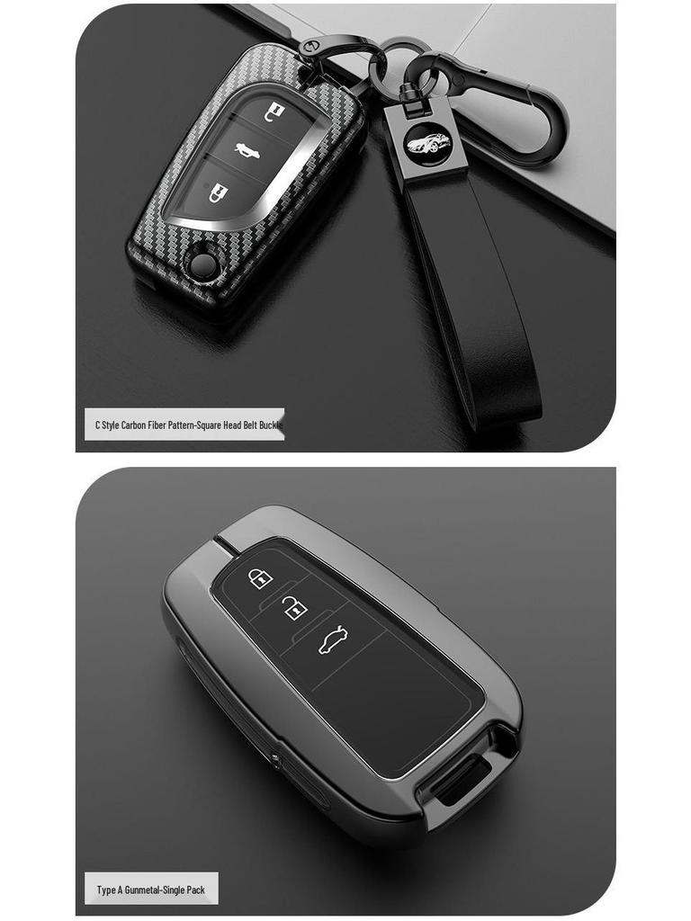 Toyota Key Case for Corolla, Camry, RAV4, IZOA, Yaris, Highlander, Levin