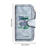 Vintage Print Long Wallet Multi Card Holder Trendy Casual Purse for Daily Use