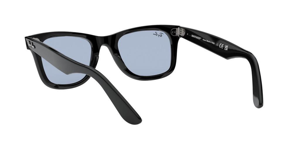 Sunglasses 0RB2140F WAYFARER BLACK Size 52 Asian Fit Ray-Ban 901/64 (Black), Japan, (FREE Size),