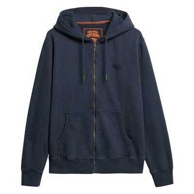 Superdry Essential Logo Washed Zip-Up Hoodie
