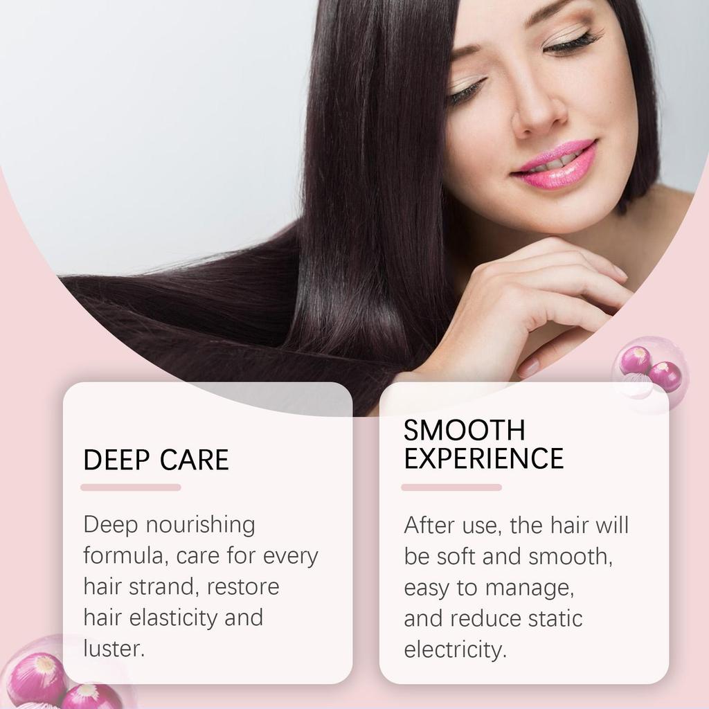 Hoegoa Onion Rosemary Shampoo Set Nourish & Repair Dry & Frizzy Smooth & Shine Conditioning Set