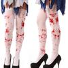 Halloween Skull & Skeleton Blood Stain Tube Socks