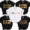 Groom Squad Best Man T Shirt EVG Team Future Groom Tees Single Farewell Bachelor Stag Party Tshirt Engaged Wedding Graphic Tops