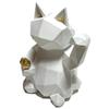 Natura Style Lucky Cat Object Stylish Scandinavian Ornament Interior (White Large)