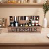 Space Saving Kitchen Utensil Holder Wooden Cutlery Storage Box Silverware Holder  Dining Room