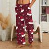 Herren Weihnachts-Print Hose Lässige Nachtwäsche Pyjamahose