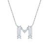 Fashion Luxury Letter Necklace Fade-resistant Moissanite Clavicle Chain Womens Daily Wear