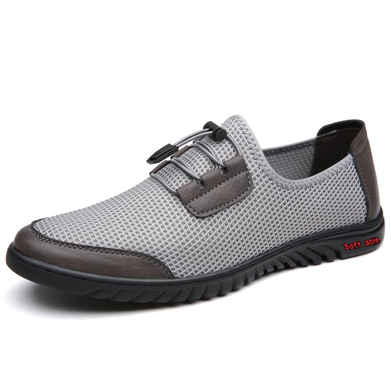 

Fashion Breathable Men s Mesh Sneakers Lightweight Running Shoes Non-Slip Rubber Sole Summer Shoes Comfortable Walking Footwear Trainers 44