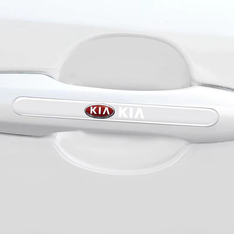 Car Door Handle Protective Stickers Transparent Silicon Anti-collision Protection Film For KIA K5 K9 Sorento Ceed Sportage Carnival Forte Niro Cadenza