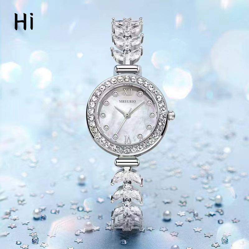 

Новые женские часы Diamond Shell Mermaid Watch, женские кварцевые часы