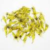10PCS Appâts de Pêche Crevette Souple Lumineuse avec Hameçons pour Achigan Truite Poisson-chat