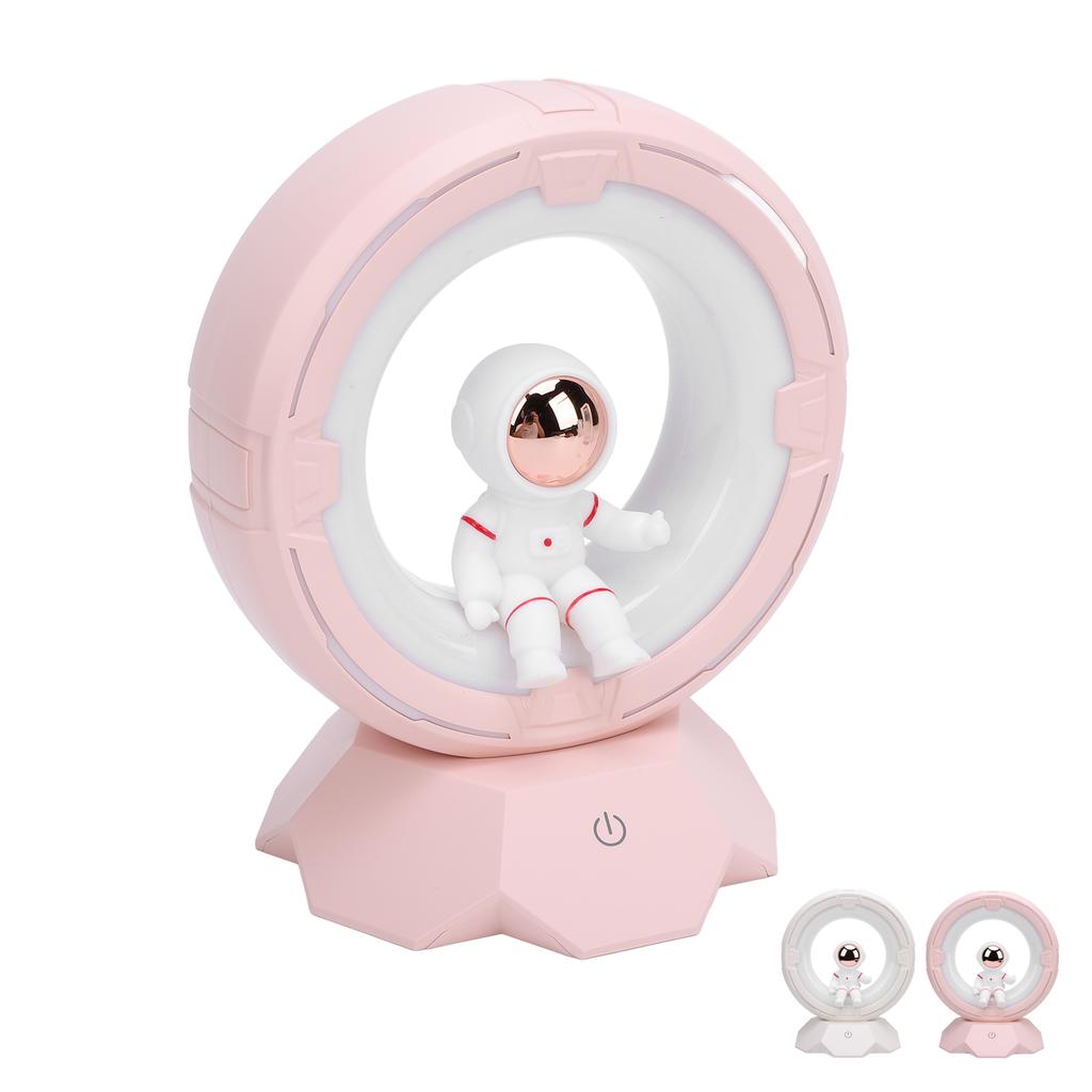 Space Man Night Light for Kids ABS PC Silicone 3 Color Temperature USB Rechargeable LED Bedside Tabl