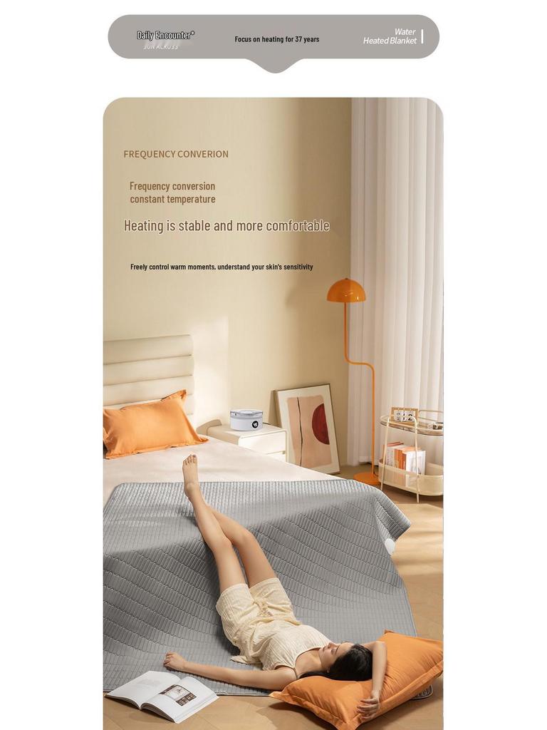 2024 Intelligente Elektrische Hydronische Decke mit Sicherheits-Temperaturregelung & Wasserzirkulation für Doppelmatratze