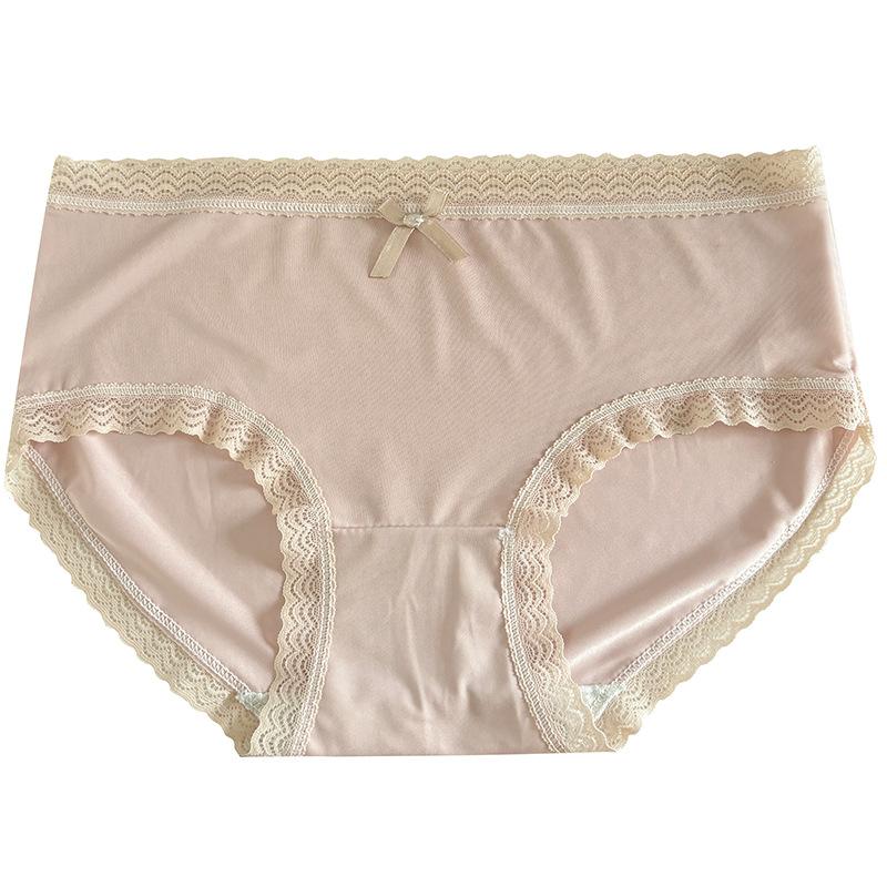 Women's Underwear Summer Thin Cotton Crotch No Trace Waist