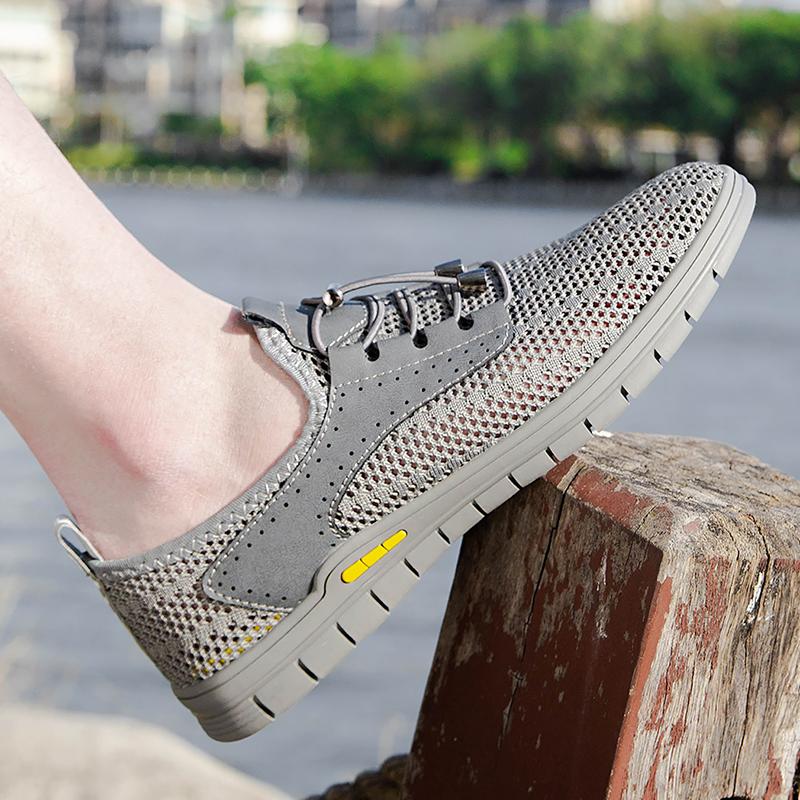 Handmade Leather Men Shoes Casual Slip On Loafers Breathable Leather Shoes Men Hot Sale Moccasins Tooling Shoes Plus Size37-46