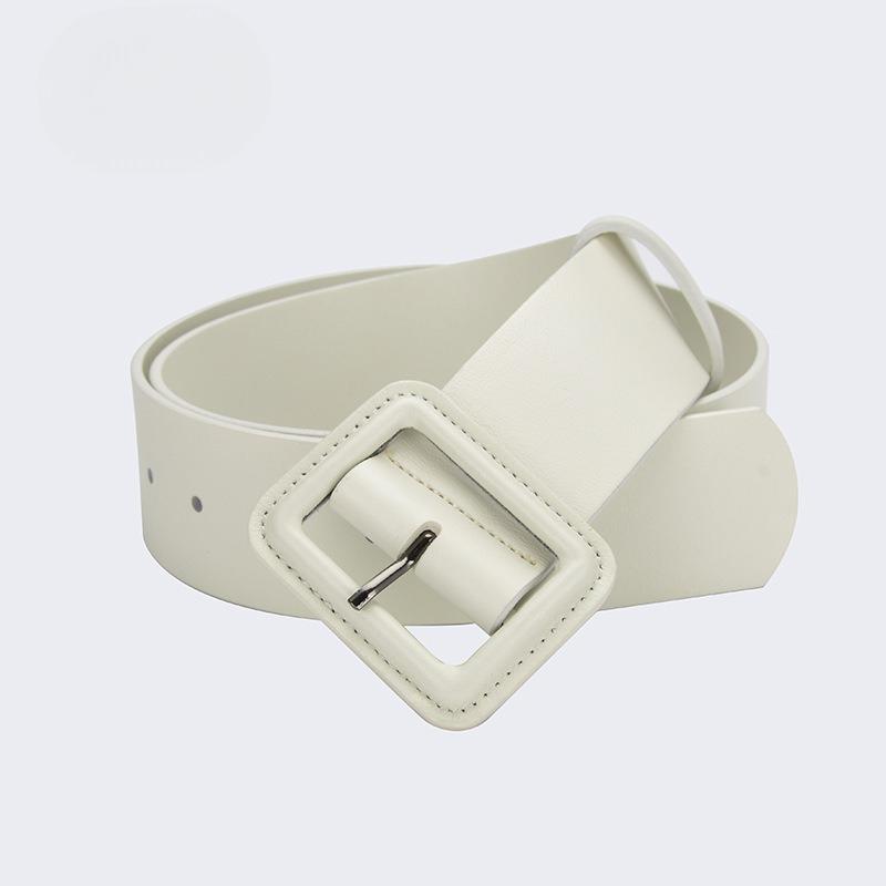 Wide Belt Women's Genuine Leather Decoration Versatile Coat Suit with Skirt Sweater Waist Top Layer Cowhide Bag Waist Seal