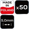 T Spacers 5.0 Mm, 50 Pcs.