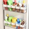 Space-Saving Expandable Refrigerator Side Door Storage Container Adjustable Fridge Divider Organizer for Home Kitchen Office