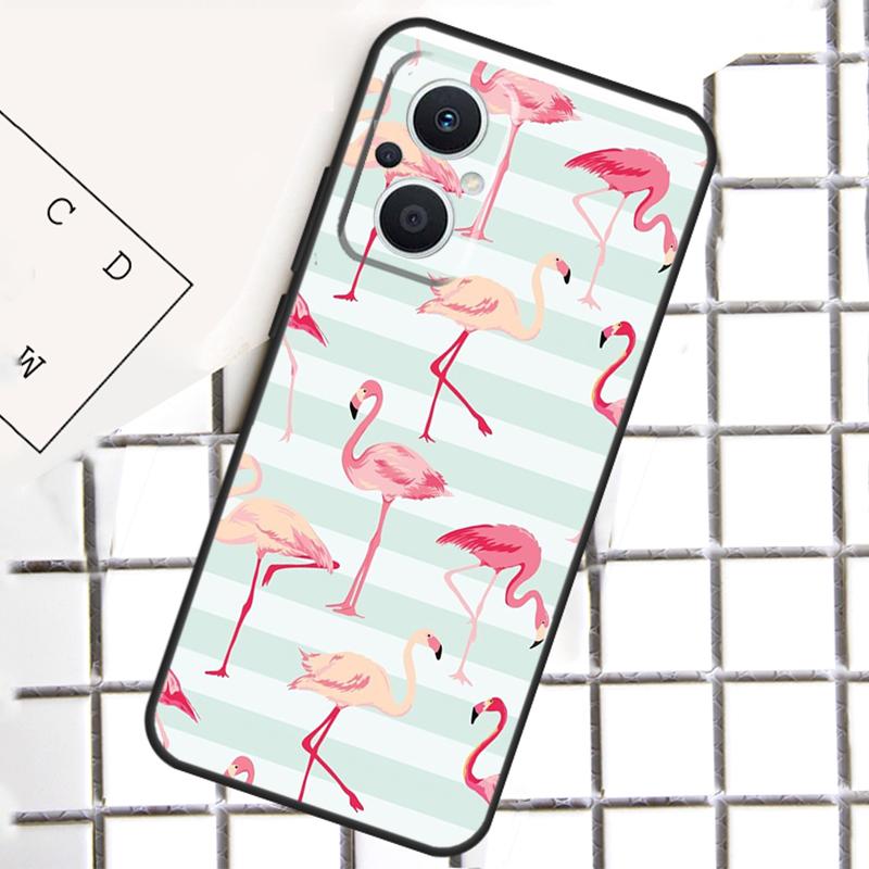 Flamingo For OPPO Reno 14F 13F 12F 11F 10 11 12 13 14 Pro 7 8 Lite 8T OPPO Find X6 X5 X8 X9 Pro Case