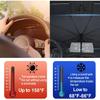 Car Windshield Sun Shade Umbrella, Foldable Automotive Sunshade Cover for Block UV Rays & Heat, Vehicle Interior Front Window Protector Accessories,