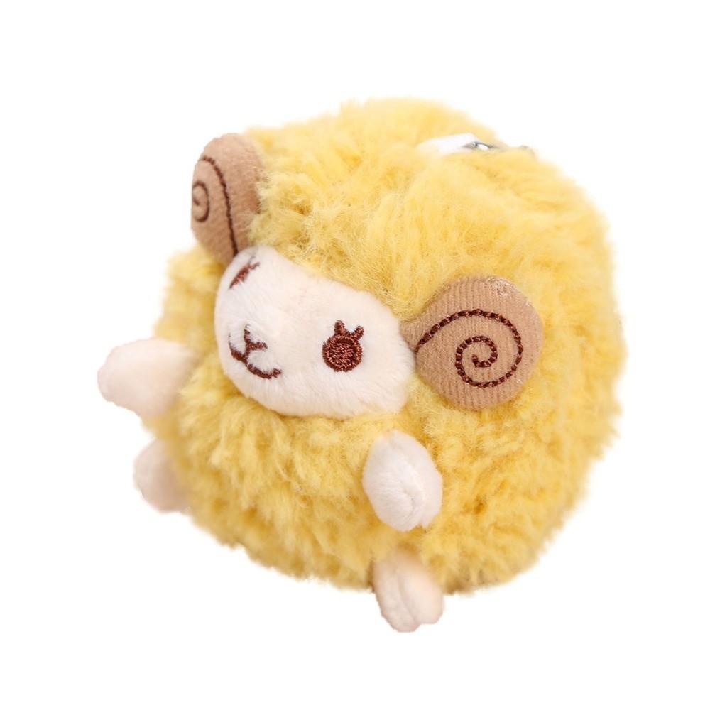 Mini Size Plush Sheep Pendant Cartoon Anime Style Mini Sheep Plush Doll  For Bag Accessory