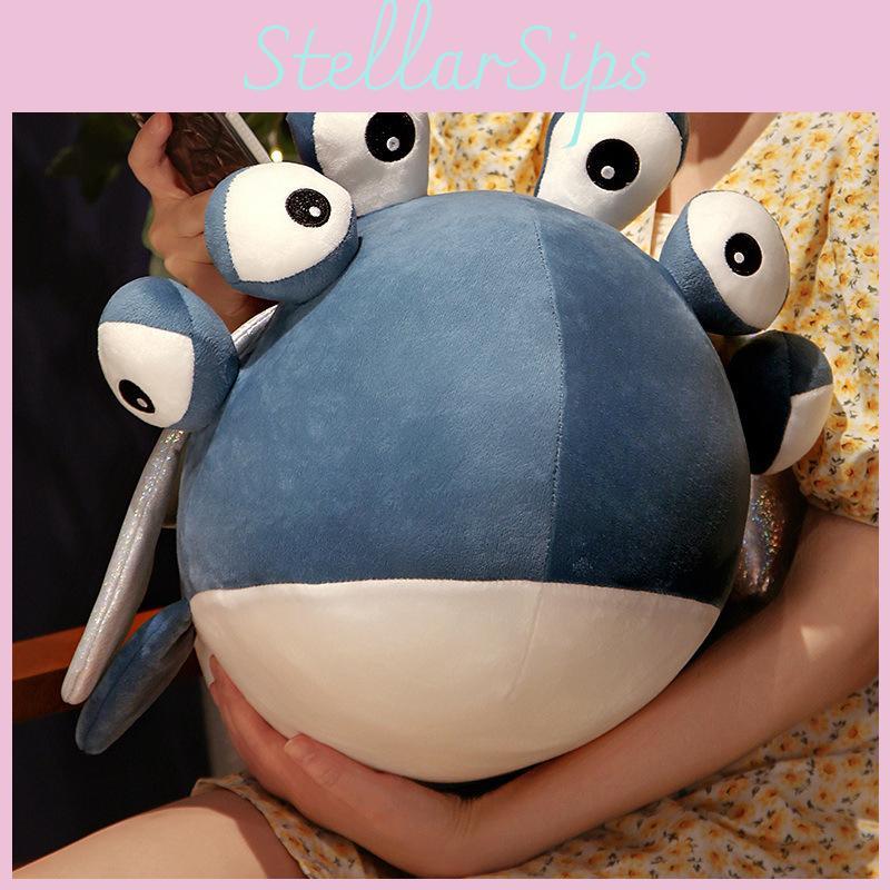 Six Spoof Eyes Flying Fish Plush Toy Cartoon Home Decoration Photo Props Doll