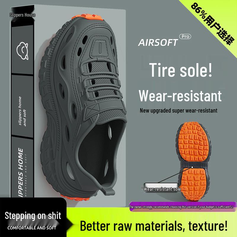 Men's Summer Thick Sole Non-slip Breathable Wading Sandals