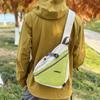 Bolso Ligero para el Pecho Bolso de Hombro de Color Contrastante Bolso Cruzado para Deportes al Aire Libre Montar