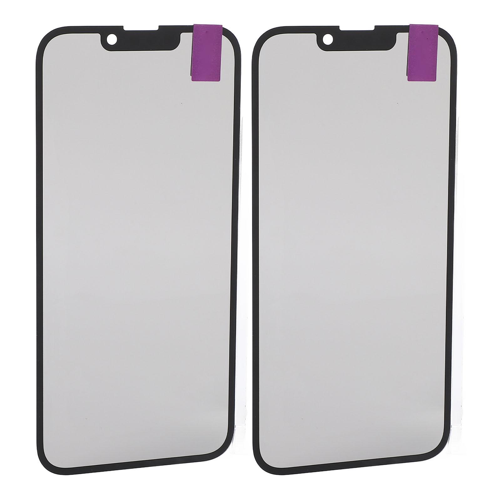 

2 шт. комплект для ремонта замены внешнего стекла экрана телефона для IOS 14 с клеем OCA