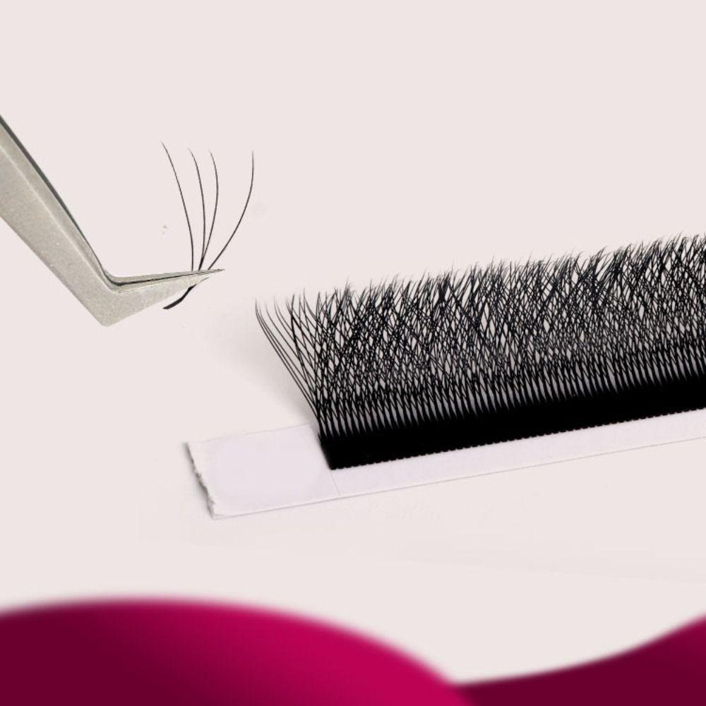 C Curl Eyelashes Extensions 4D W Shaped Faux Lashes Natural False Eyelashes  Women