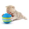 1/5/10Pcs 4,2 cm Regenbogen Ball Katze Spielzeug Bunte Ball Interaktive Haustier Kätzchen Scratch Natürliche Schaum EVA Ball Training Haustier